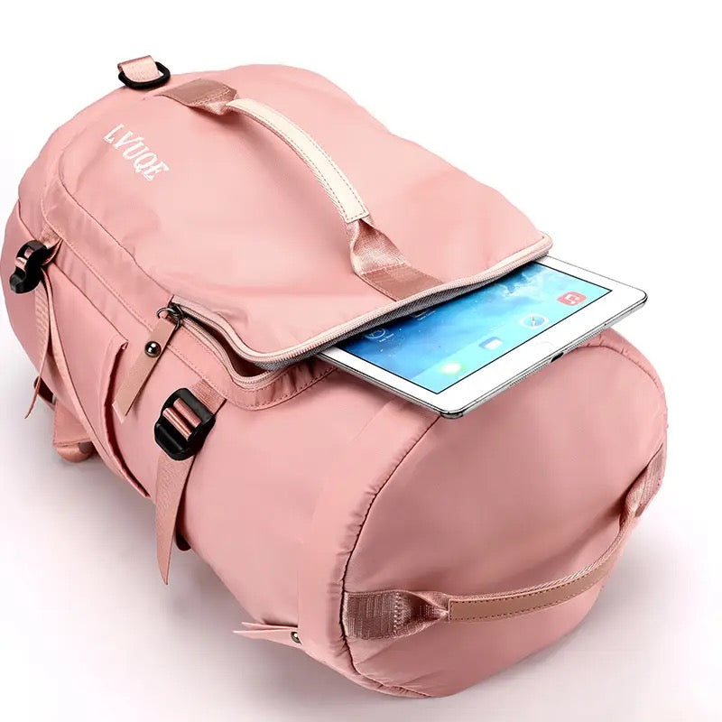 Solo Travel Bag, Multifunctional Travel Bag Pack, Duffle Bag With Shoe Compartment And Wet Pocket, Large Capacity Outdoor Leisure Sports Bag, Travel Backpack For Men And Women, Tote Carry Luggage Bag Solo Travel Bag, Multifunctional Travel Bag Pack, Duffle Bag With Shoe Compartment And Wet Pocket, Large Capacity Outdoor Leisure Sports Bag, Travel Backpack For Men And Women, Tote Carry Luggage Bag
